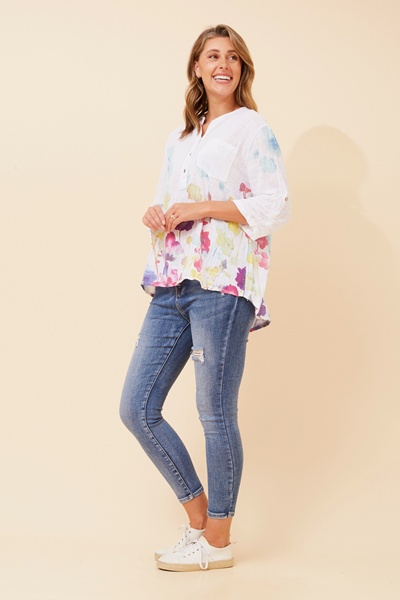 ROSETTA FLORAL TOP