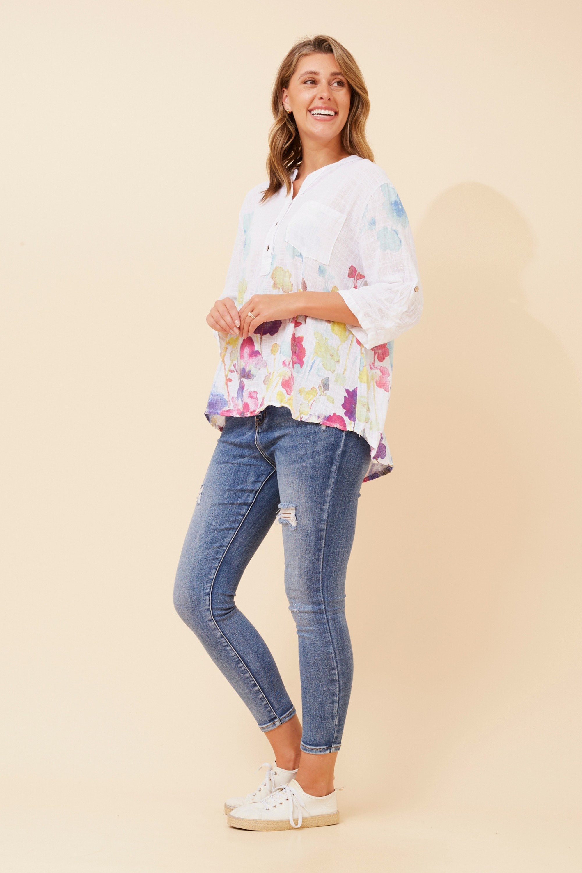 ROSETTA FLORAL TOP
