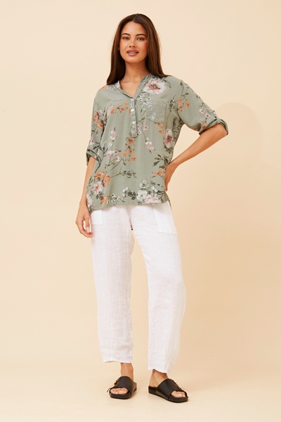 ROSETTA FLORAL TOP
