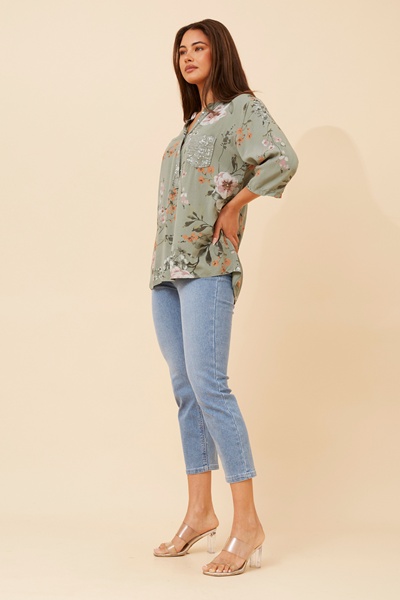 ROSETTA FLORAL TOP