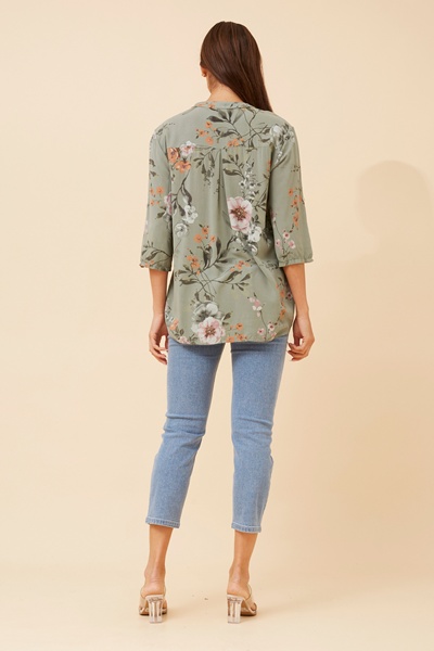 ROSETTA FLORAL TOP
