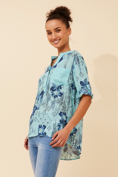 ROSETTA FLORAL TOP