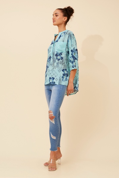 ROSETTA FLORAL TOP