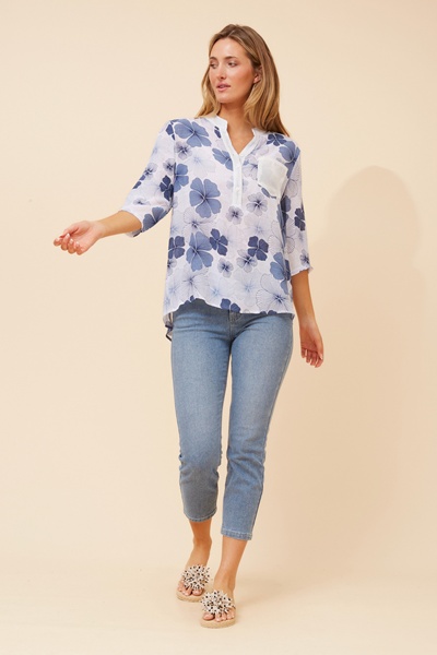 ROSETTA FLORAL TOP