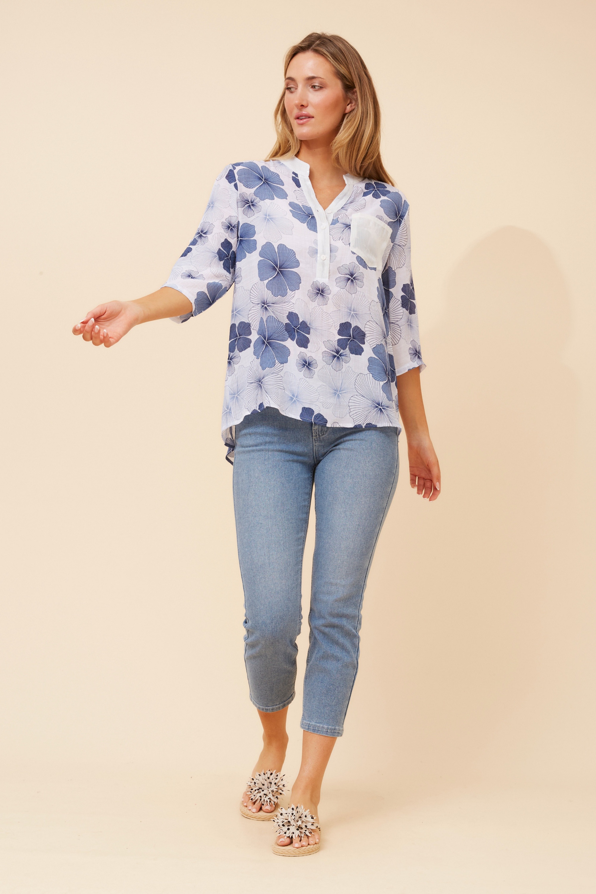 ROSETTA FLORAL TOP