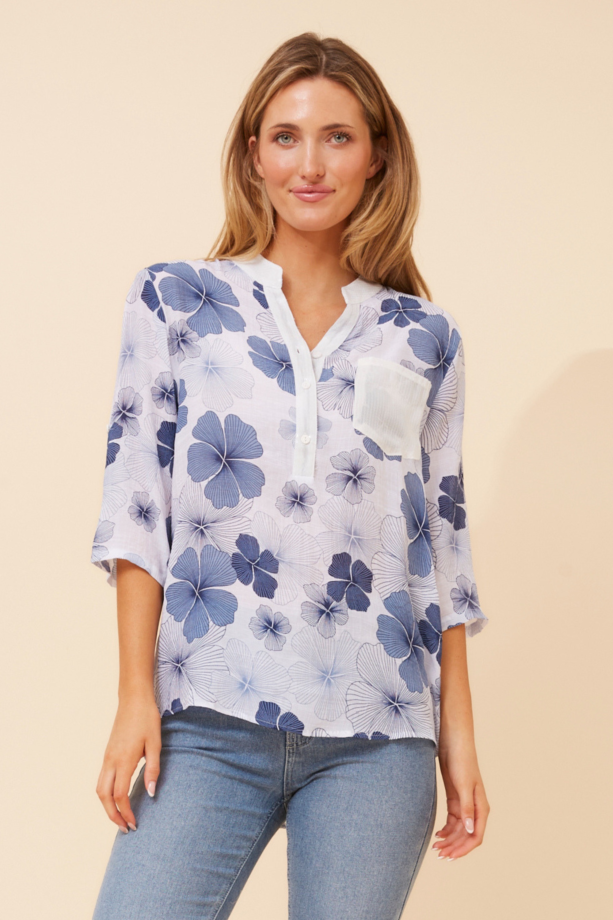 ROSETTA FLORAL TOP