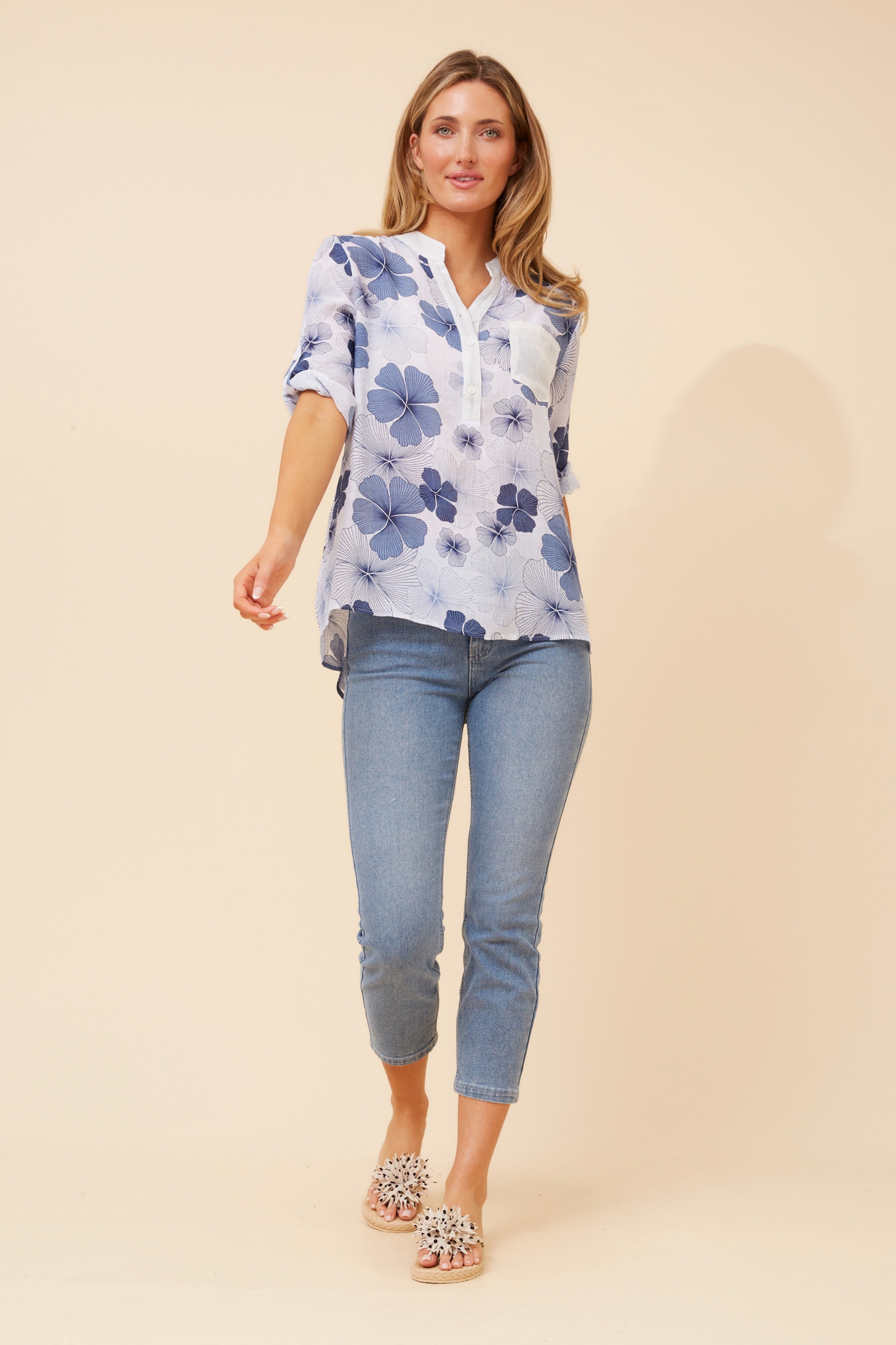 ROSETTA FLORAL TOP