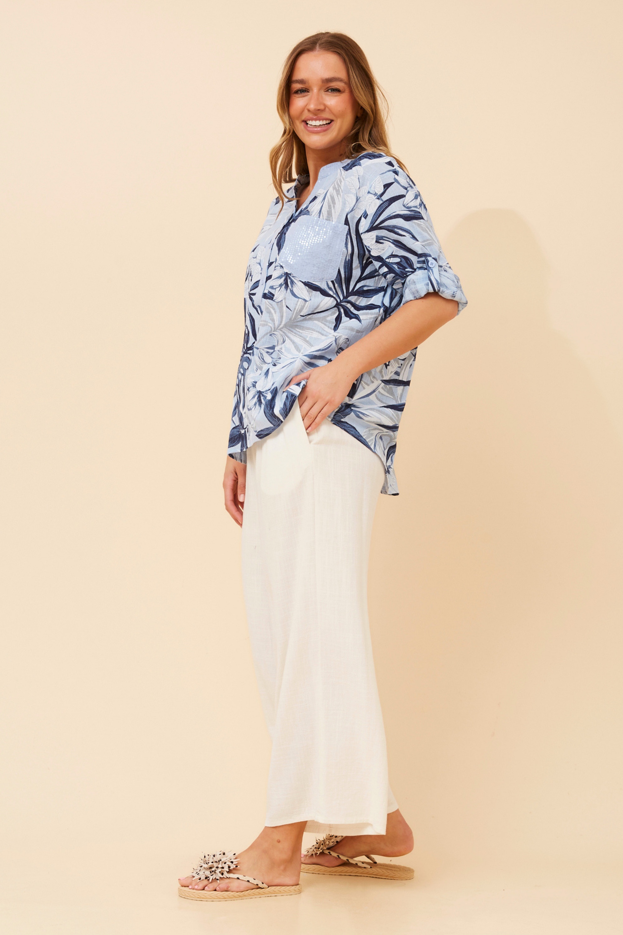 ROSETTA FLORAL TOP