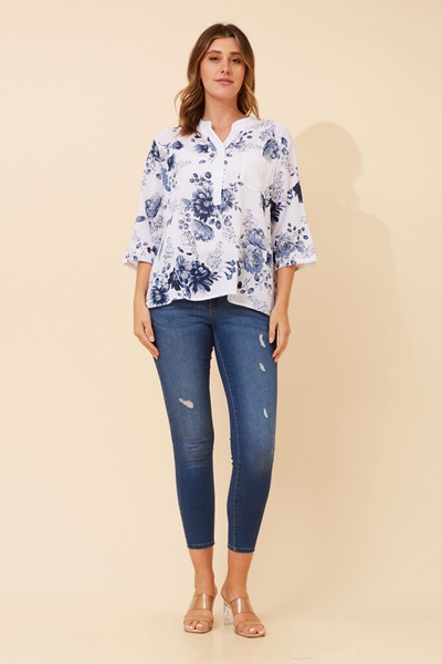 ROSETTA FLORAL TOP