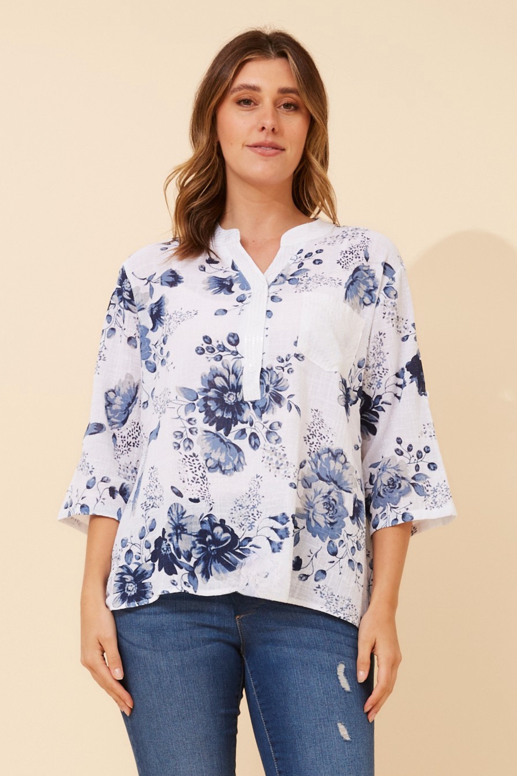 ROSETTA FLORAL TOP