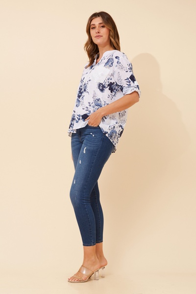 ROSETTA FLORAL TOP