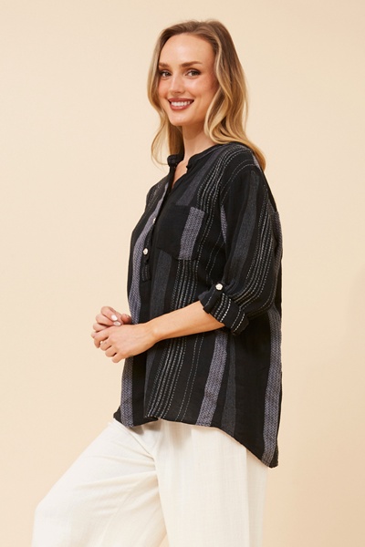 ROSETTA JAQUARD TOP