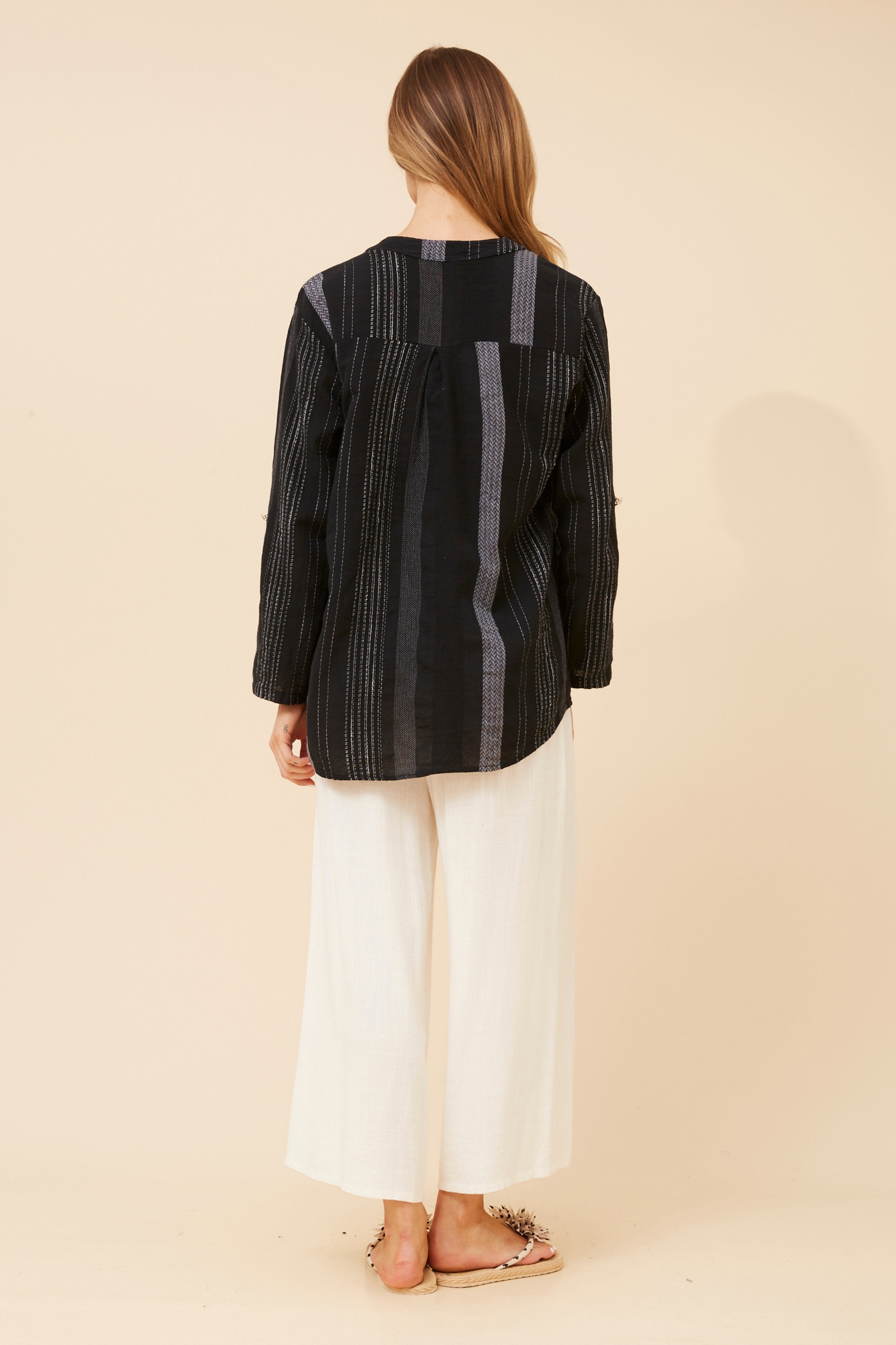 ROSETTA JAQUARD TOP