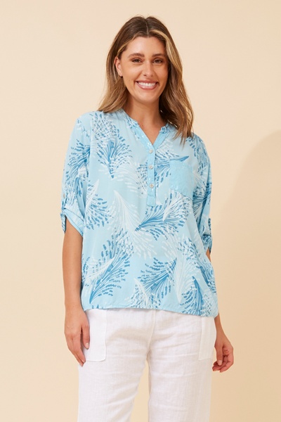 ROSETTA LEAF PRINT SHIRT