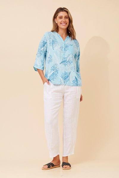 ROSETTA LEAF PRINT SHIRT
