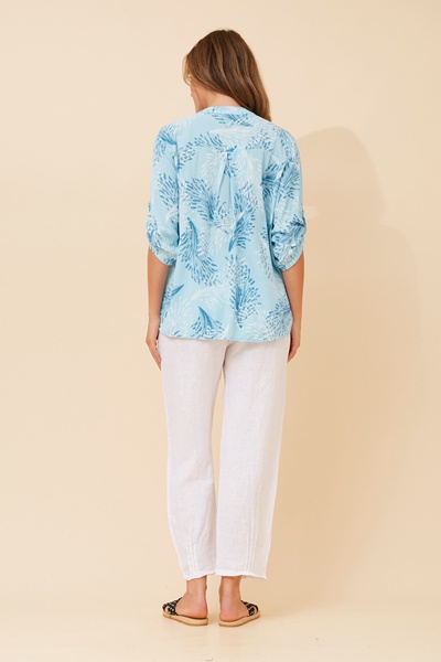 ROSETTA LEAF PRINT SHIRT