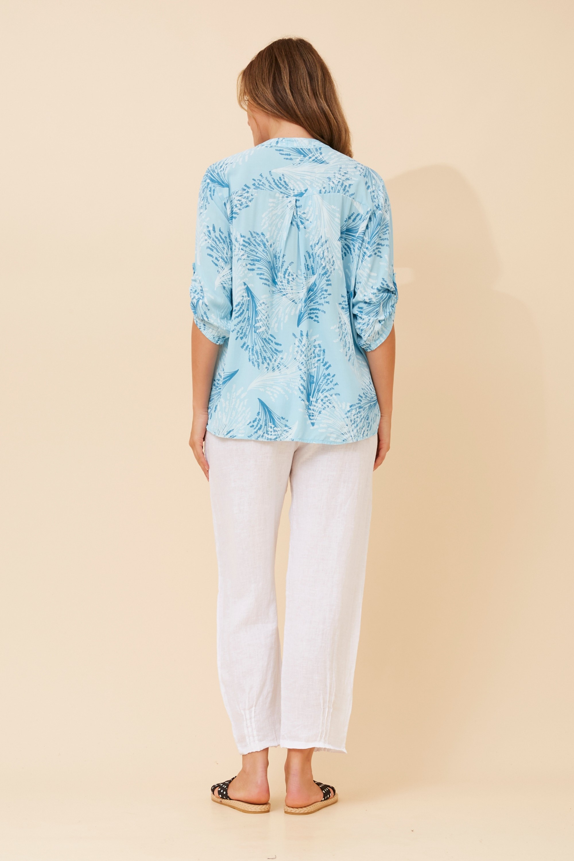 ROSETTA LEAF PRINT SHIRT