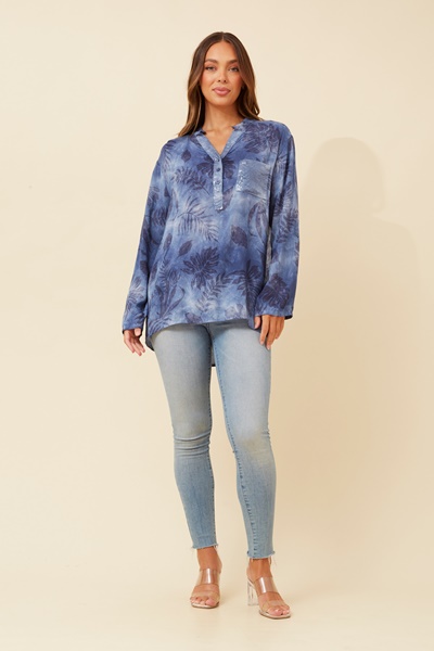 ROSETTA LEAF PRINT TOP