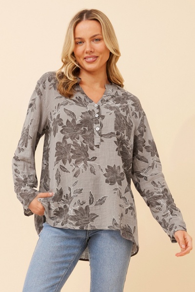 ROSETTA LEAF PRINT TOP