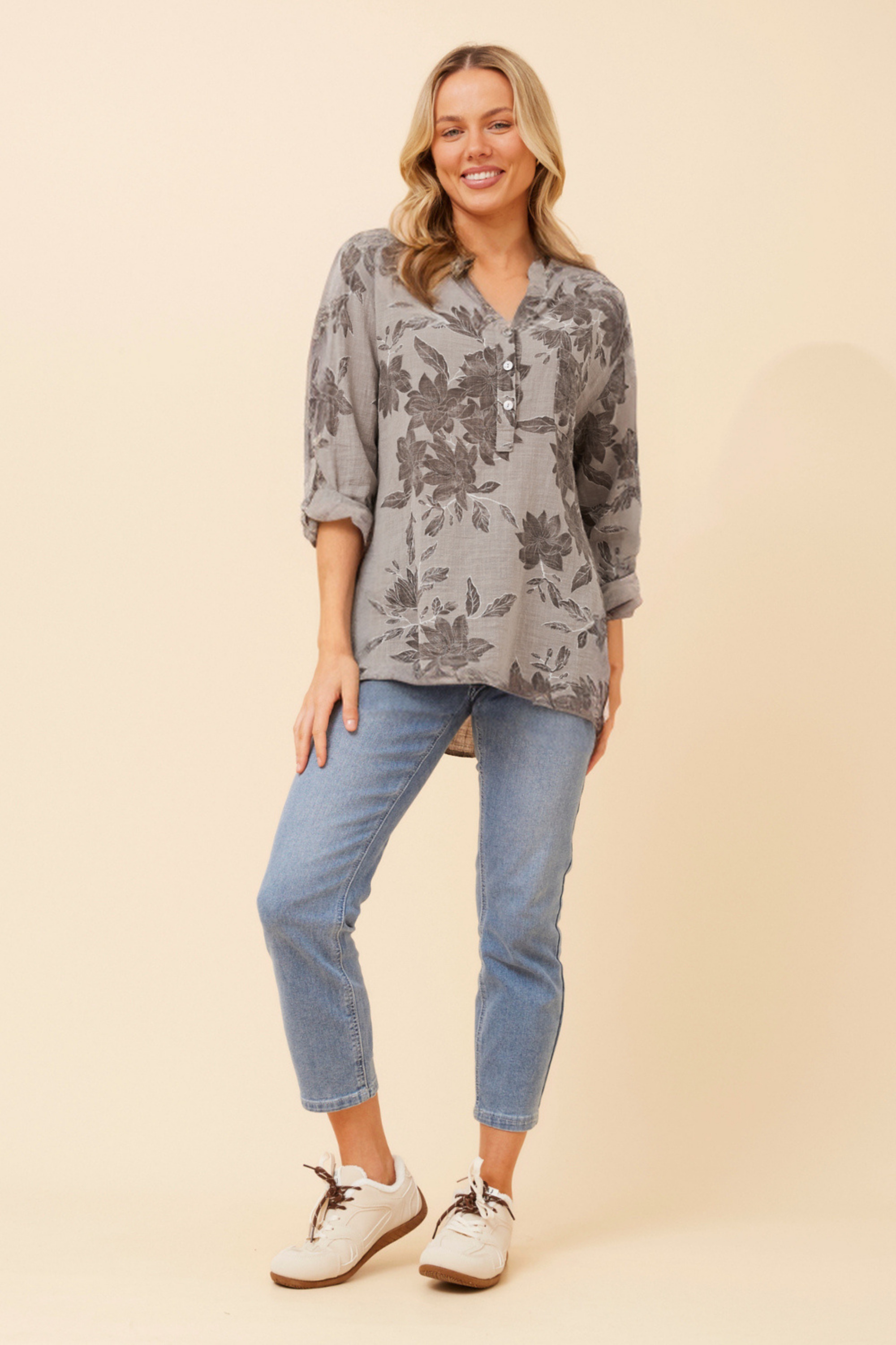 ROSETTA LEAF PRINT TOP