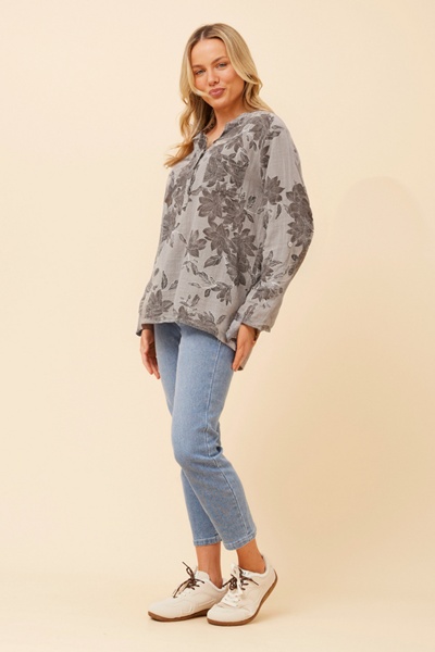 ROSETTA LEAF PRINT TOP