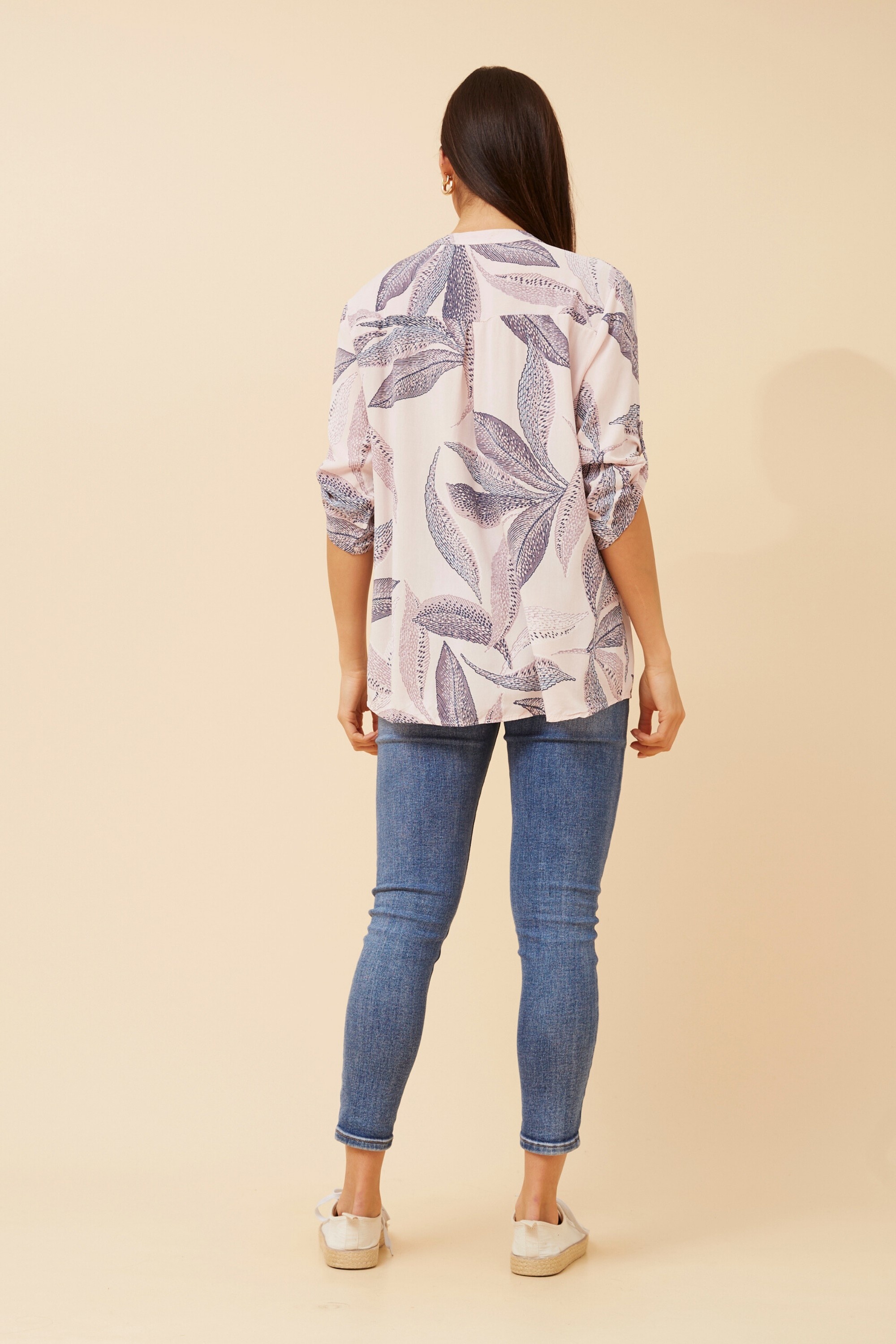 ROSETTA LINEN BLEND TOP