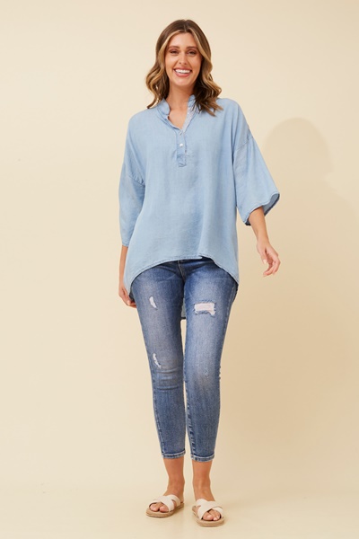 ROSETTA SEQUIN DETAIL TOP