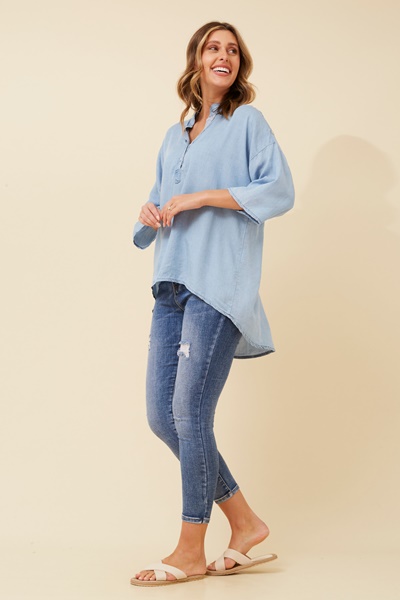 ROSETTA SEQUIN DETAIL TOP