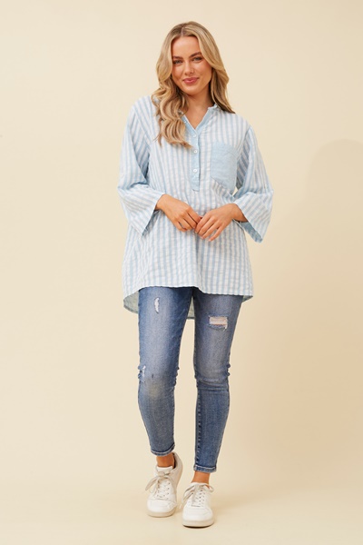 ROSETTA STRIPE TOP