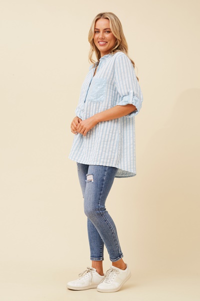 ROSETTA STRIPE TOP
