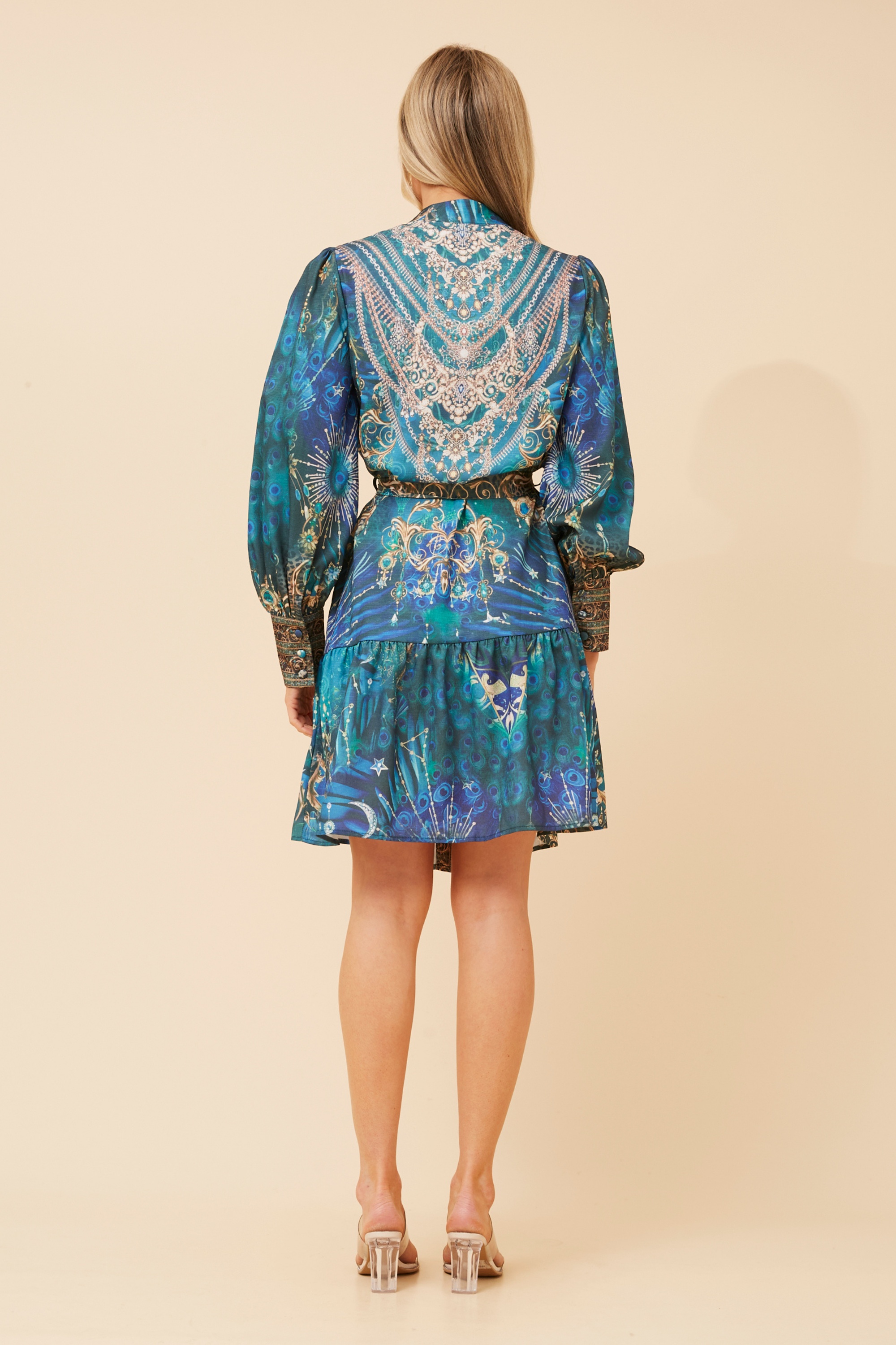 ROSIBEL ARABASQUE PRINT DRESS