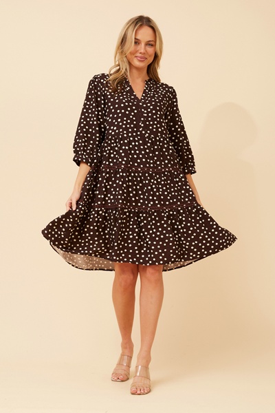 ROWINA POLKA DOT DRESS