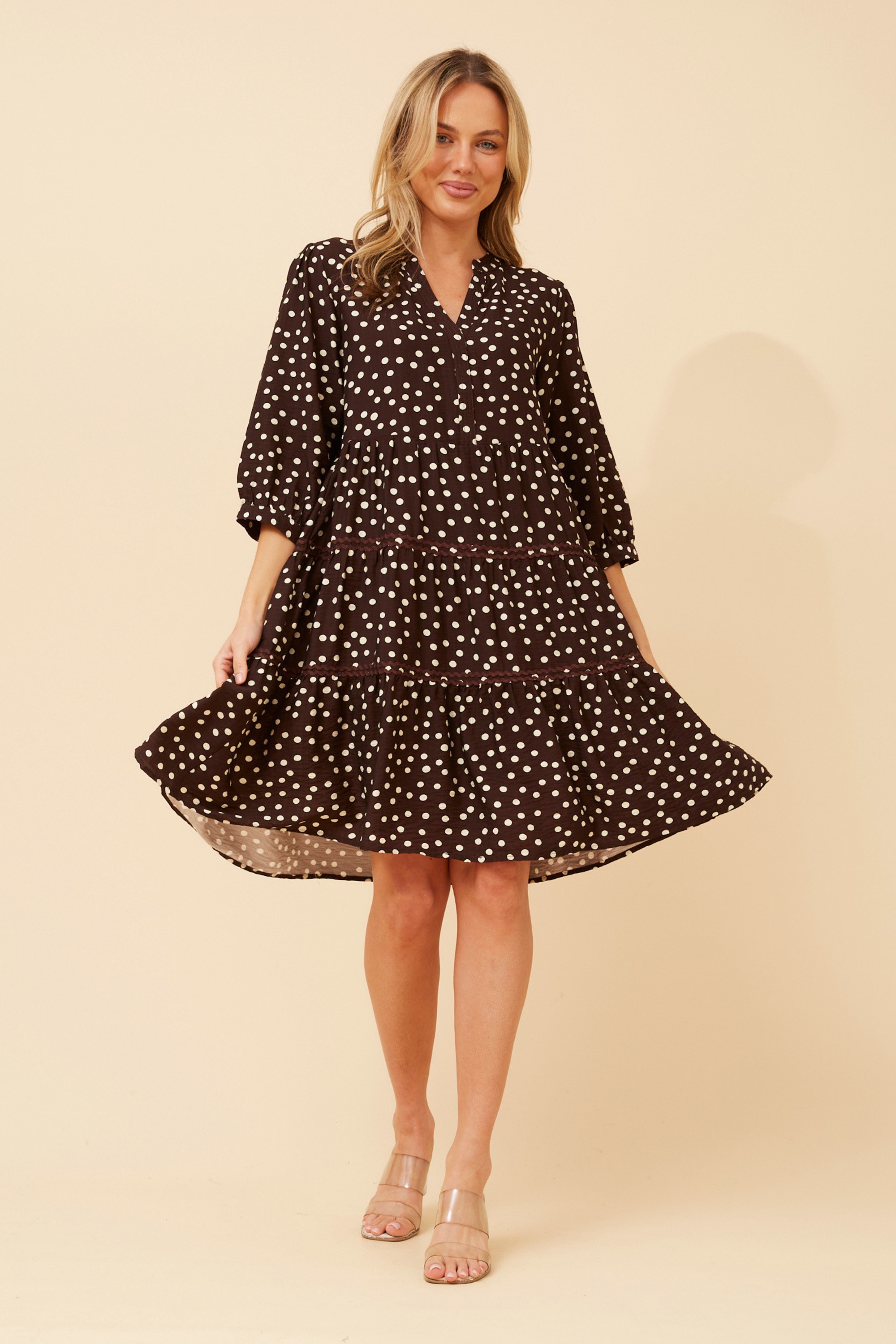 ROWINA POLKA DOT DRESS
