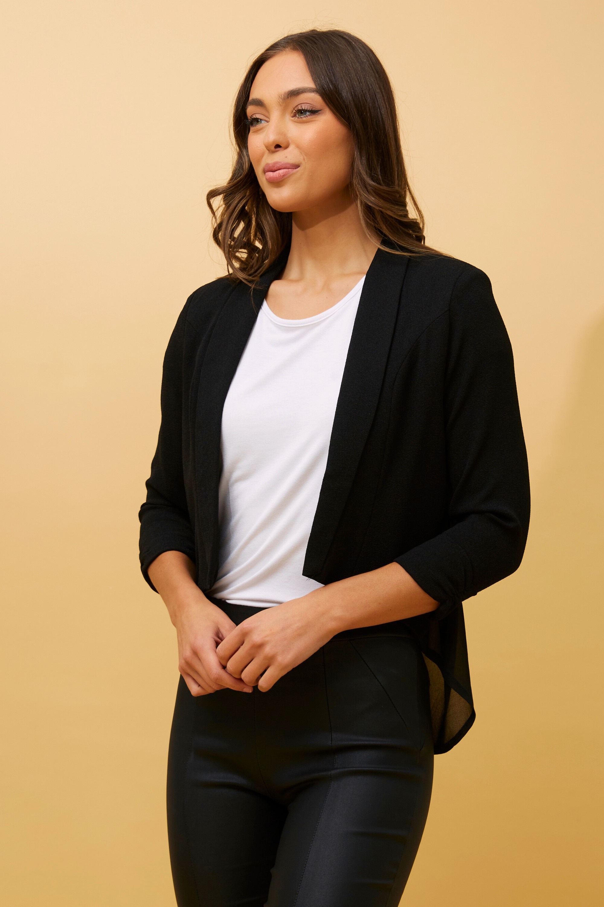 ROXY CROP BLAZER JACKET