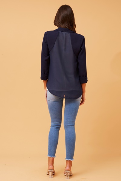 ROXY CROP BLAZER JACKET