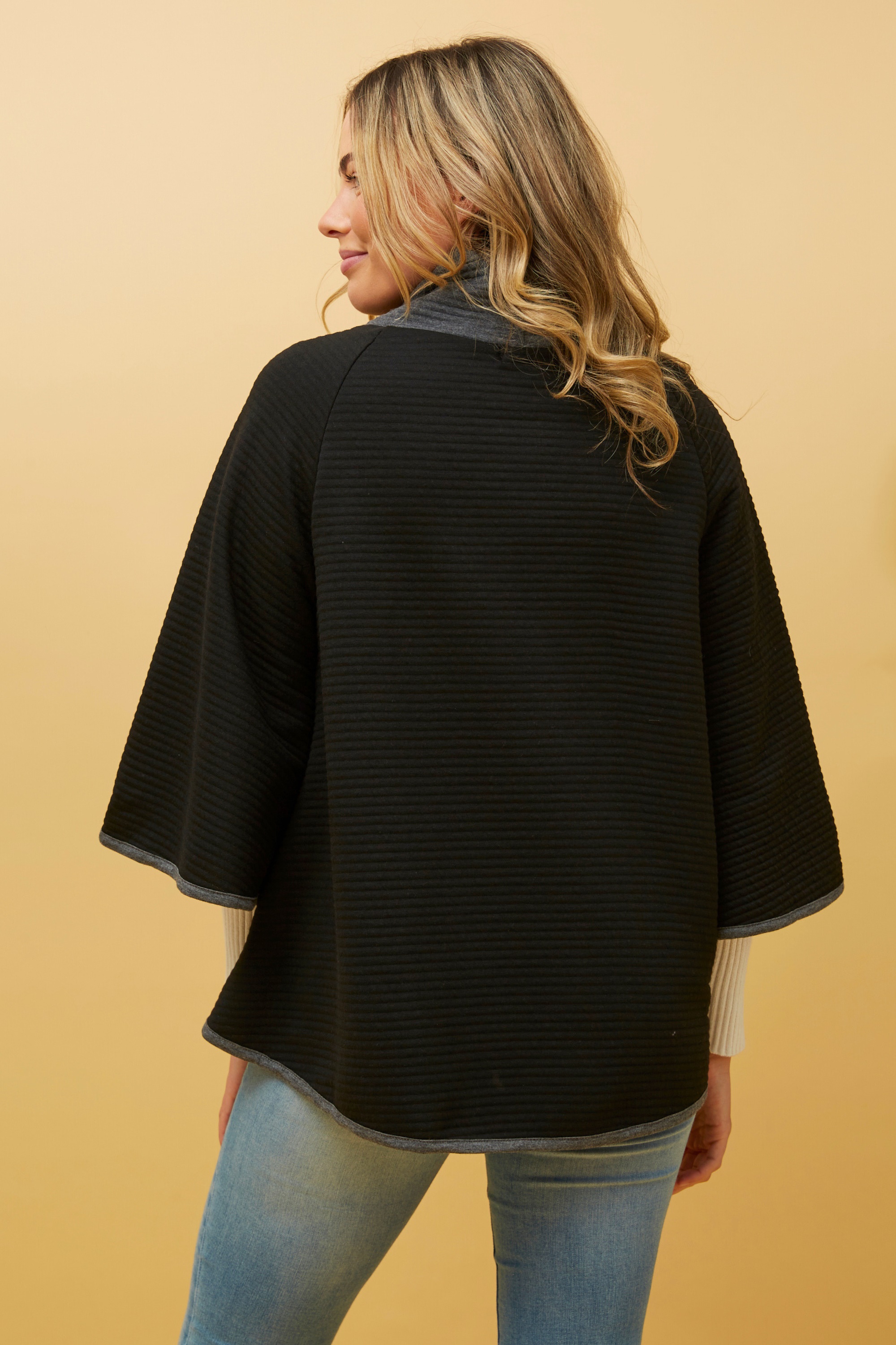 ROZ ZIP PONCHO