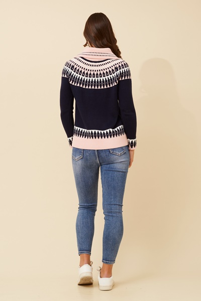 RUBEN JACQUARD KNIT JUMPER