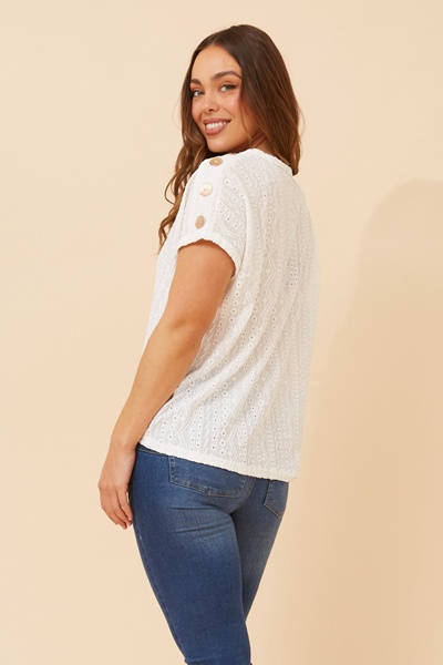 RUBINA BRODERIE ANGLAISE TOP