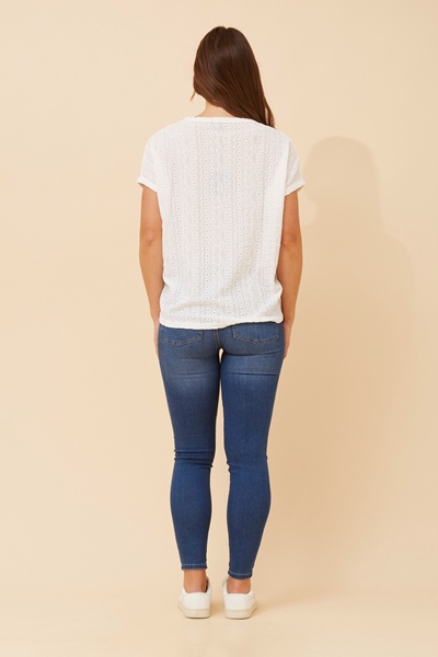 RUBINA BRODERIE ANGLAISE TOP