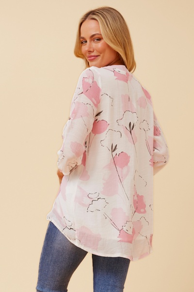 RUBY FLORAL PRINT TOP