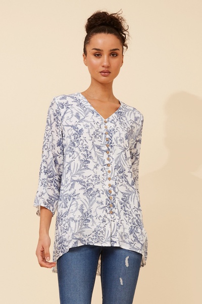 RUBY FLORAL PRINT TOP