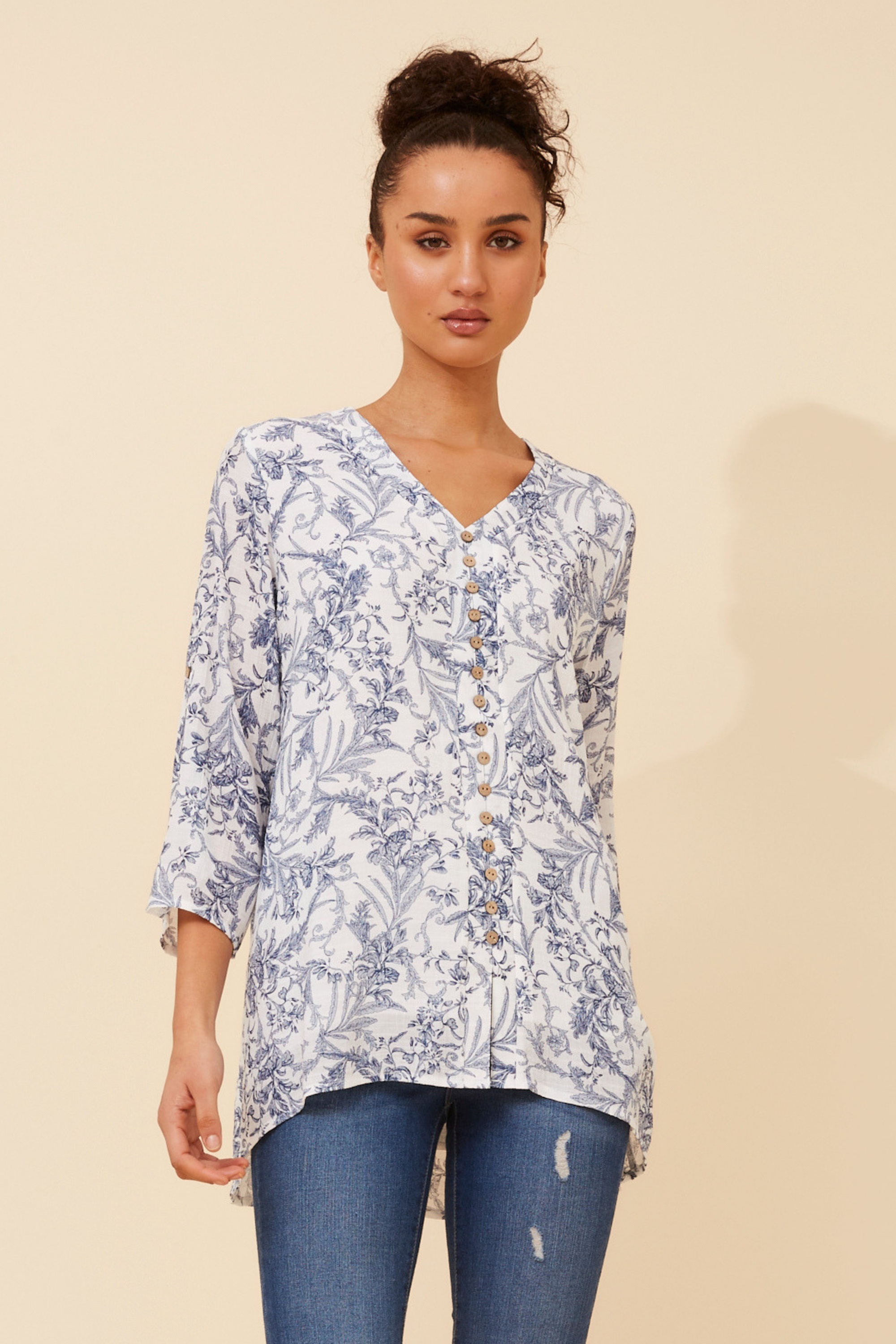 RUBY FLORAL PRINT TOP