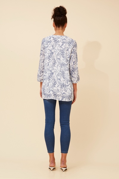 RUBY FLORAL PRINT TOP