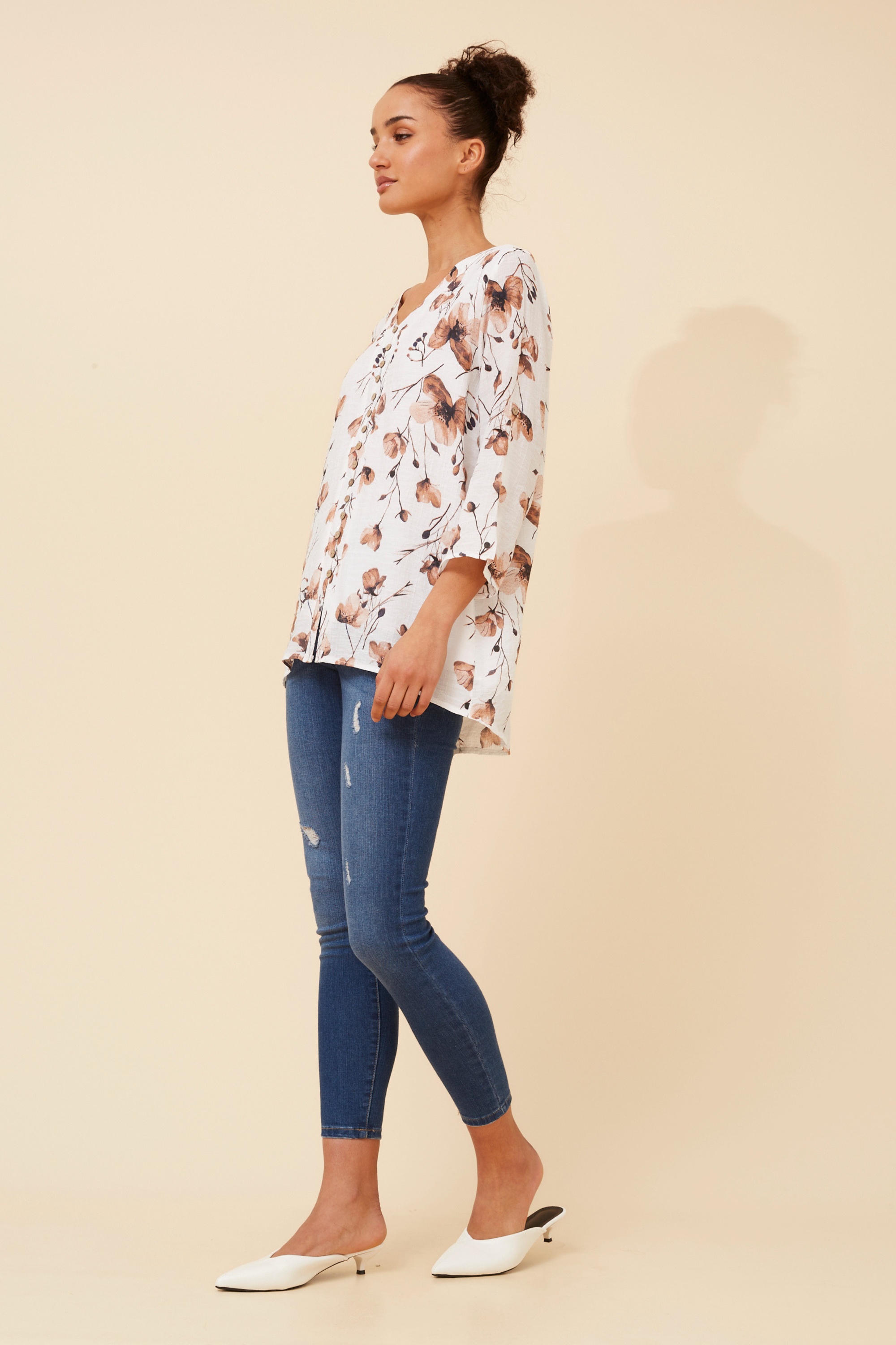RUBY FLORAL PRINT TOP