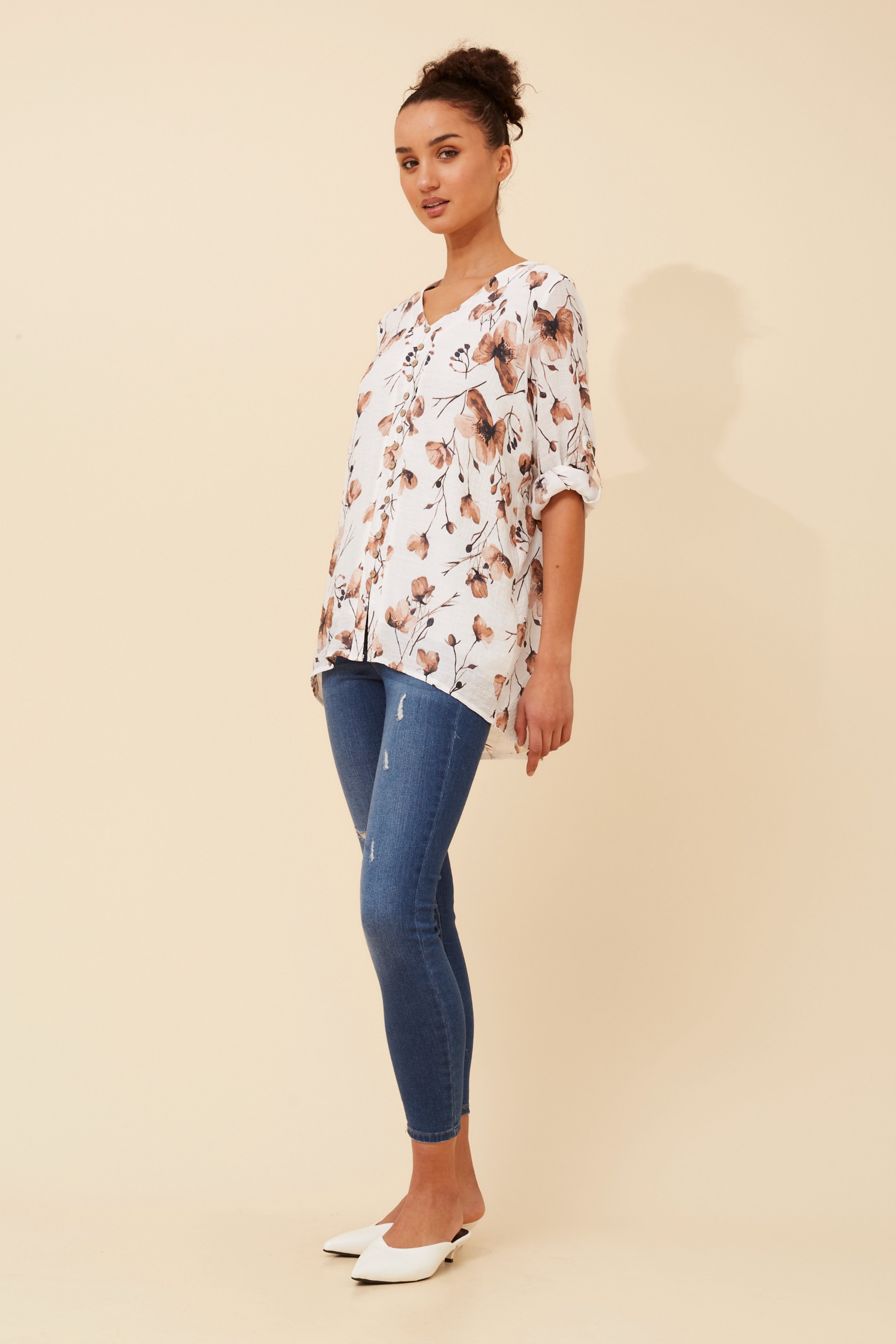 RUBY FLORAL PRINT TOP