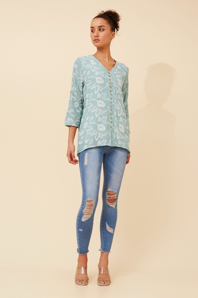RUBY FLORAL TOP