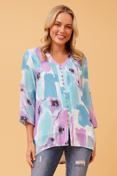 RUBY ROLL-UP SLEEVE TOP