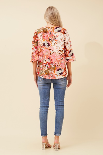 RUE FLORAL PRINT TOP