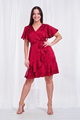 Ruffle Wrap Dress