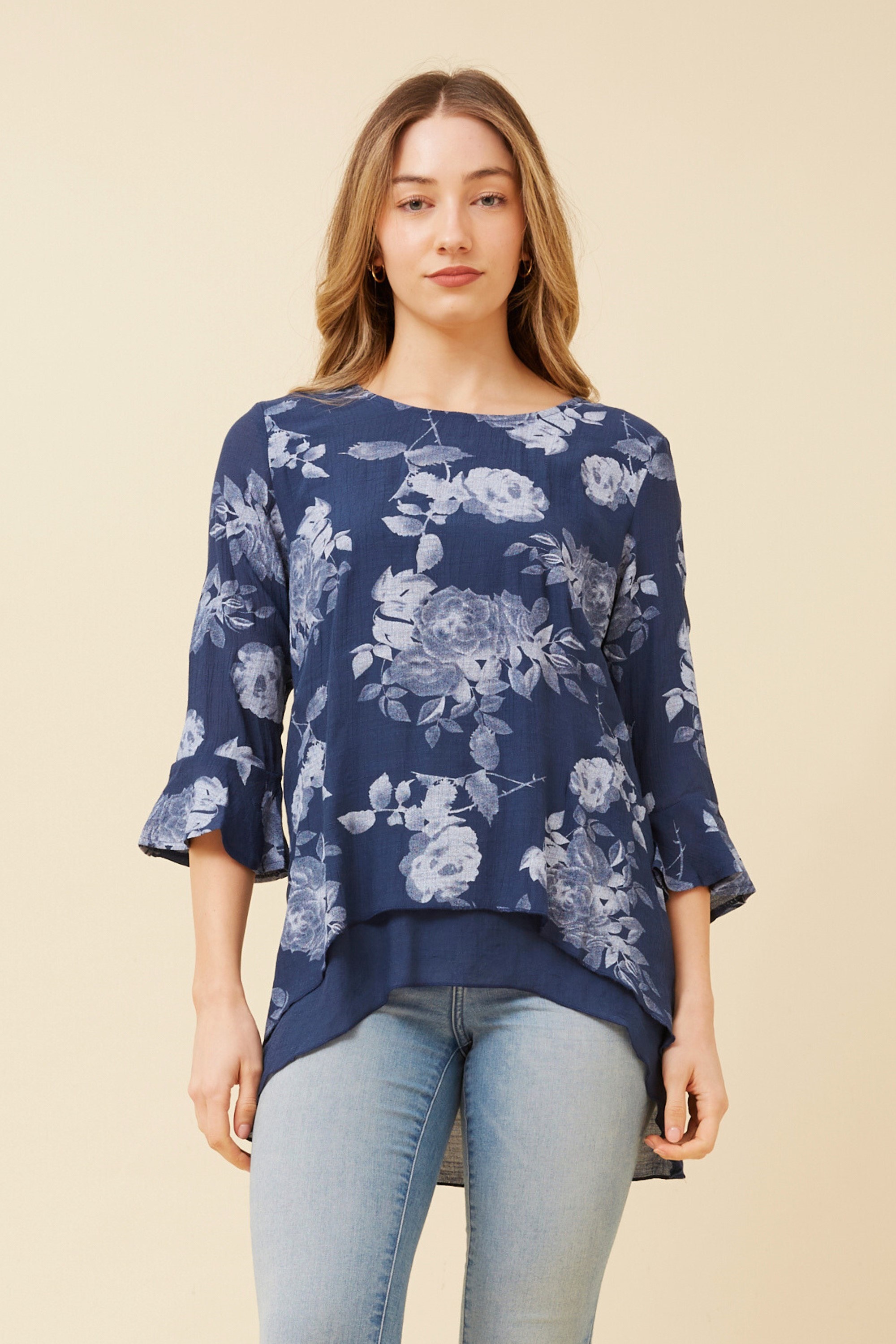 RUMI FLORAL PRINT TOP